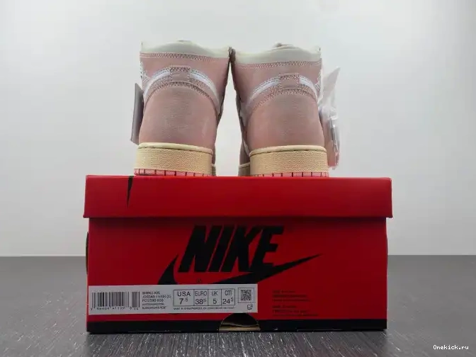 One Kick High Jordan Pink OG Washed Retro (Women's) 1 Air FD2596-600 0612